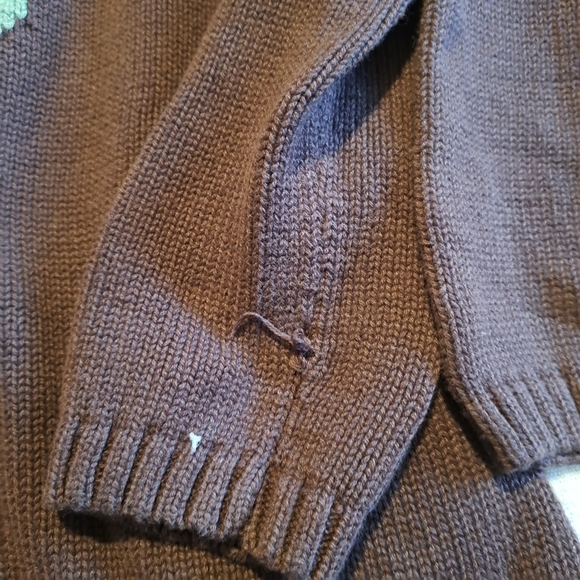 Gymboree size 10 girls knit sweater dress 3D sunflower - Picture 2 of 7